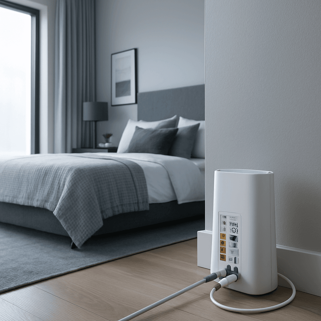 contemporary master bedroom AI interior design